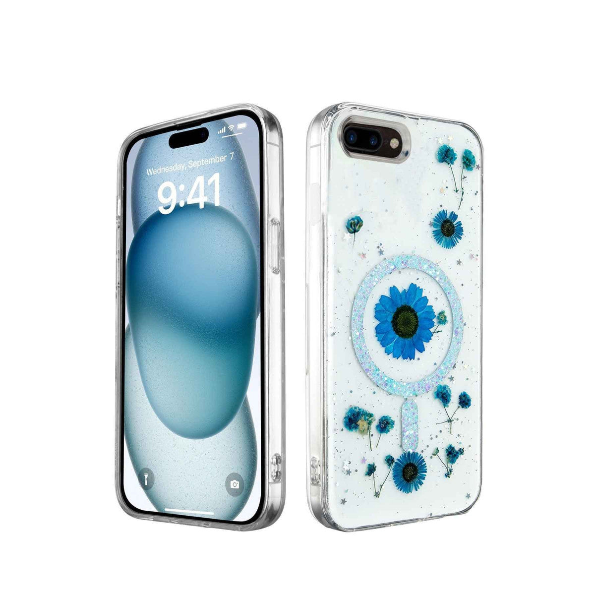 Newface iPhone 7 Kılıf Daisy Simli Magsafe Kapak