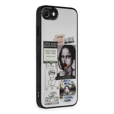 Newface iPhone 7 Kılıf Mirror Desenli Kapak - Mirror