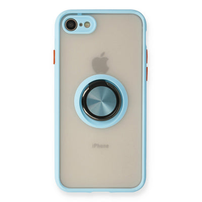 Newface iPhone 7 Kılıf Montreal Yüzüklü Silikon Kapak