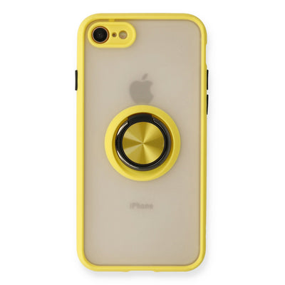 Newface iPhone 7 Kılıf Montreal Yüzüklü Silikon Kapak