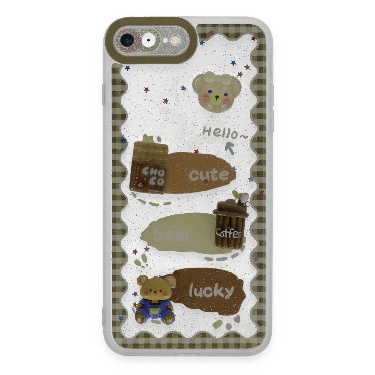 Newface iPhone 7 Kılıf Sweet Desenli Silikon Kapak