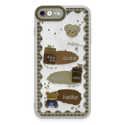 Newface iPhone 7 Kılıf Sweet Desenli Silikon Kapak