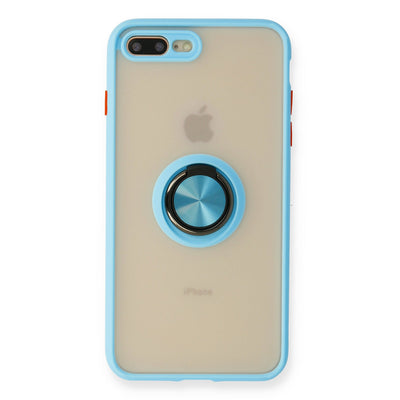 Newface iPhone 7 Plus Kılıf Montreal Yüzüklü Silikon Kapak