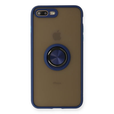 Newface iPhone 7 Plus Kılıf Montreal Yüzüklü Silikon Kapak