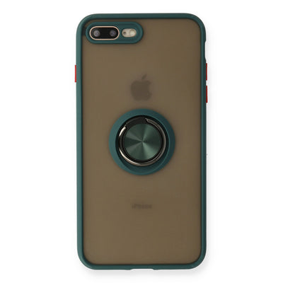Newface iPhone 7 Plus Kılıf Montreal Yüzüklü Silikon Kapak