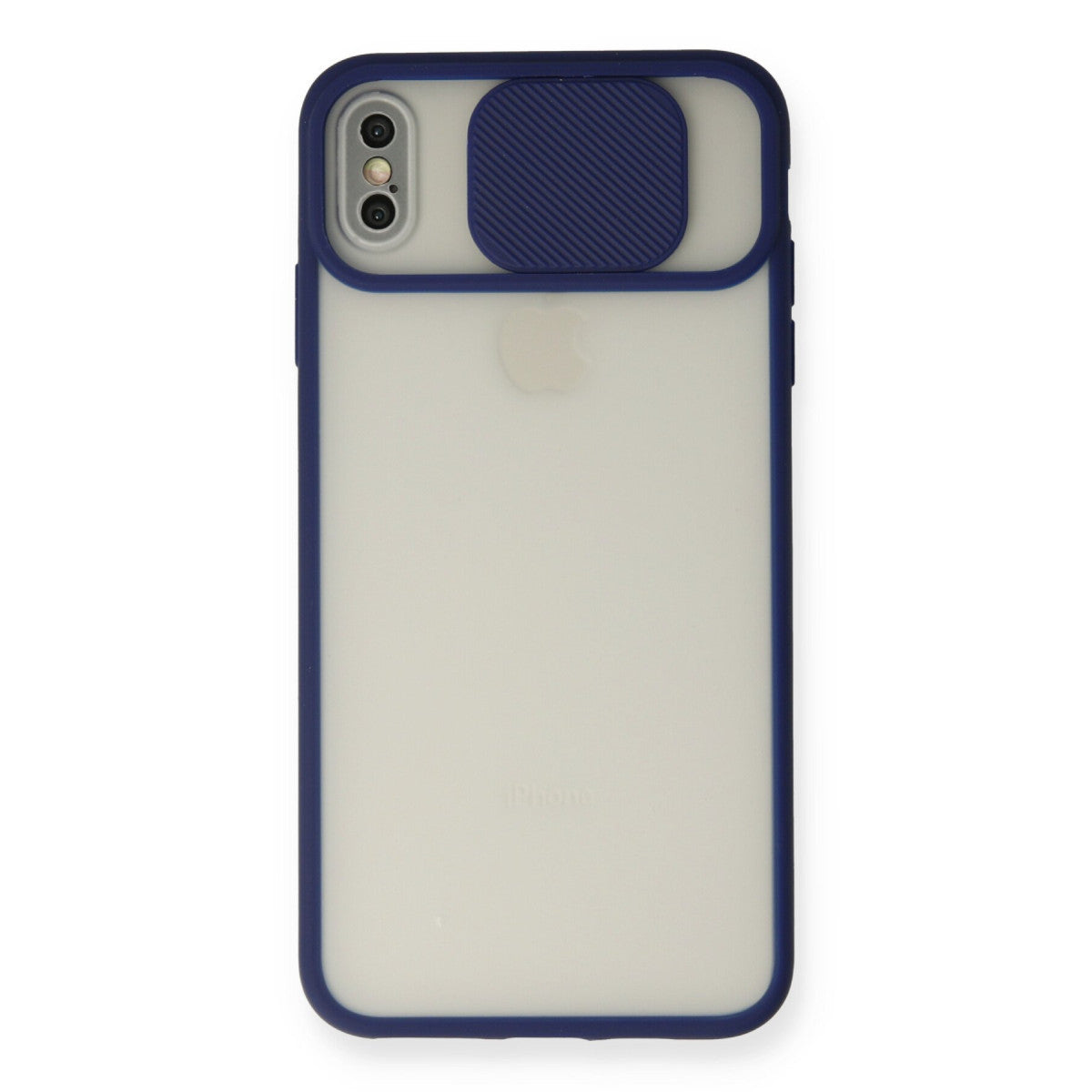 Newface iPhone X Kılıf Palm Buzlu Kamera Sürgülü Silikon