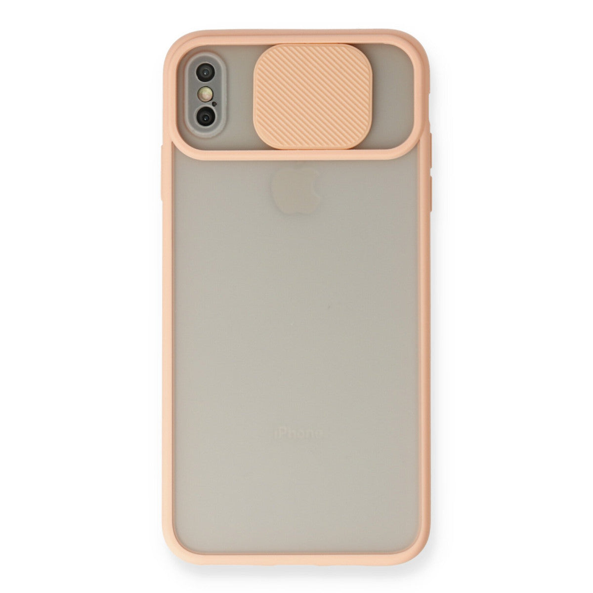 Newface iPhone X Kılıf Palm Buzlu Kamera Sürgülü Silikon