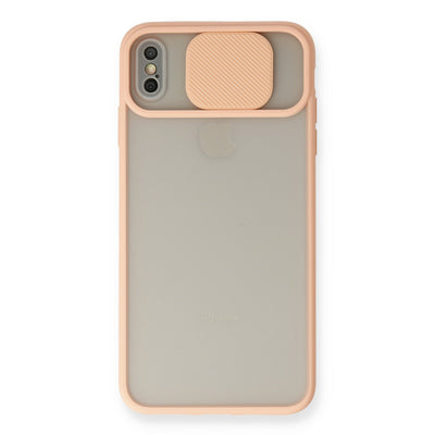 Newface iPhone X Kılıf Palm Buzlu Kamera Sürgülü Silikon