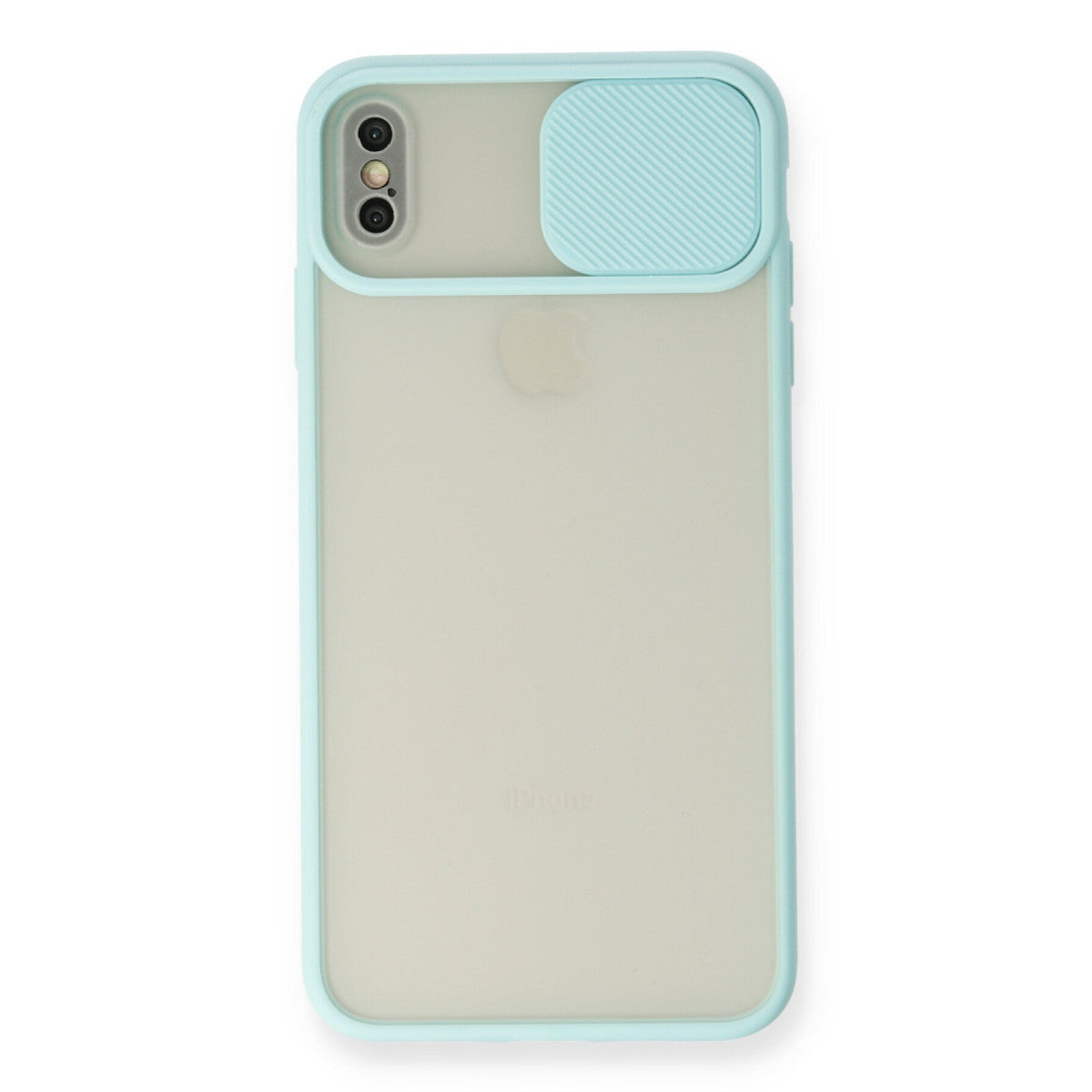 Newface iPhone X Kılıf Palm Buzlu Kamera Sürgülü Silikon
