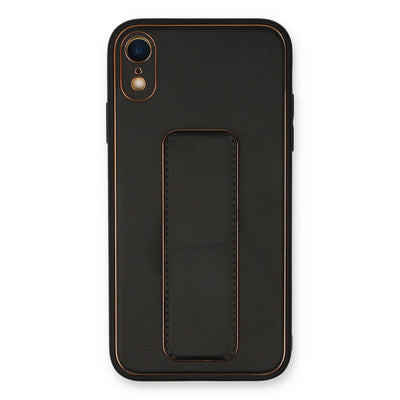 Newface iPhone XR Kılıf Coco Deri Standlı Kapak