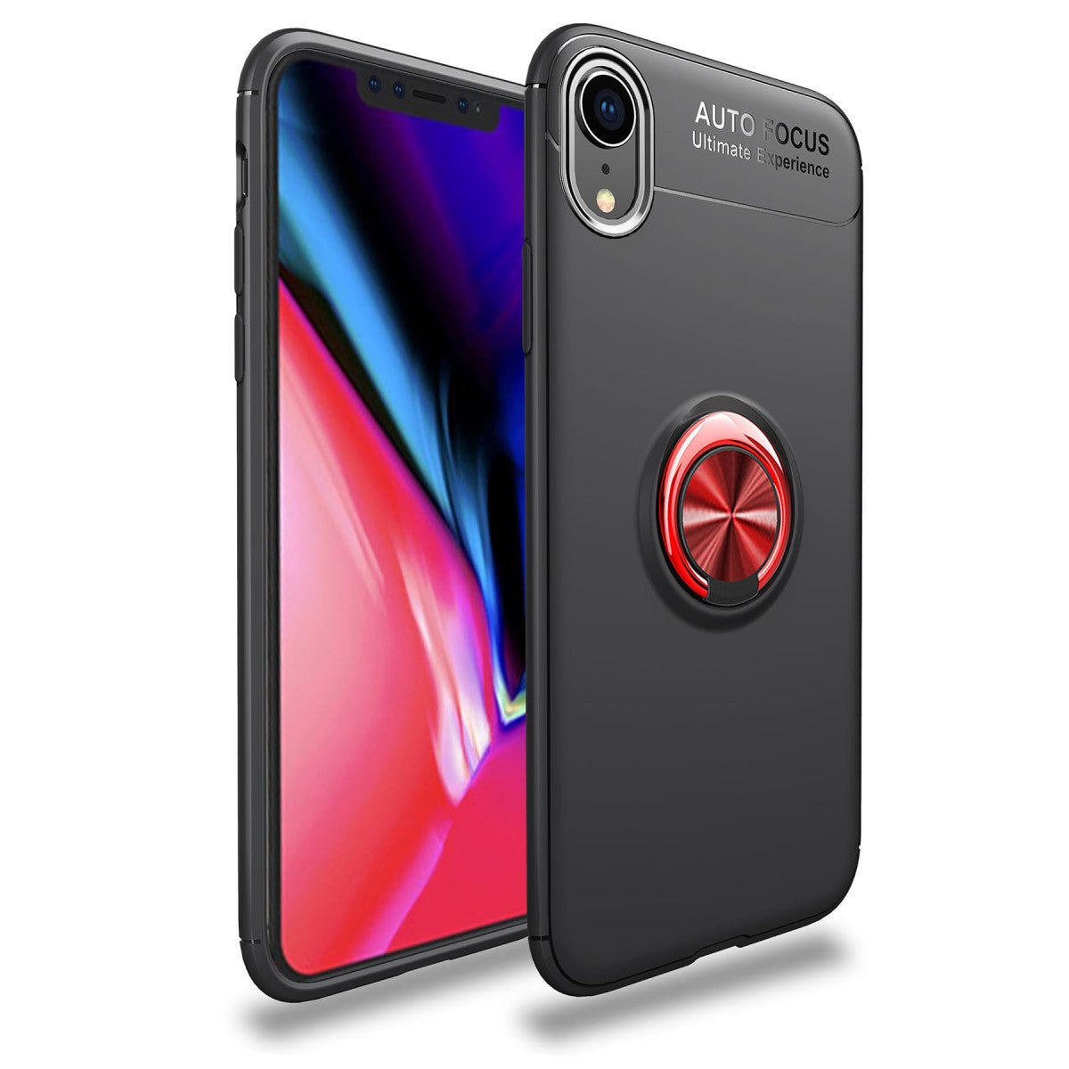 Newface iPhone XR Kılıf Range Yüzüklü Silikon