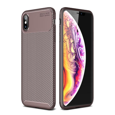 Newface iPhone XS Max Kılıf Auto Focus Karbon Kapak