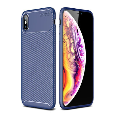 Newface iPhone XS Max Kılıf Auto Focus Karbon Kapak