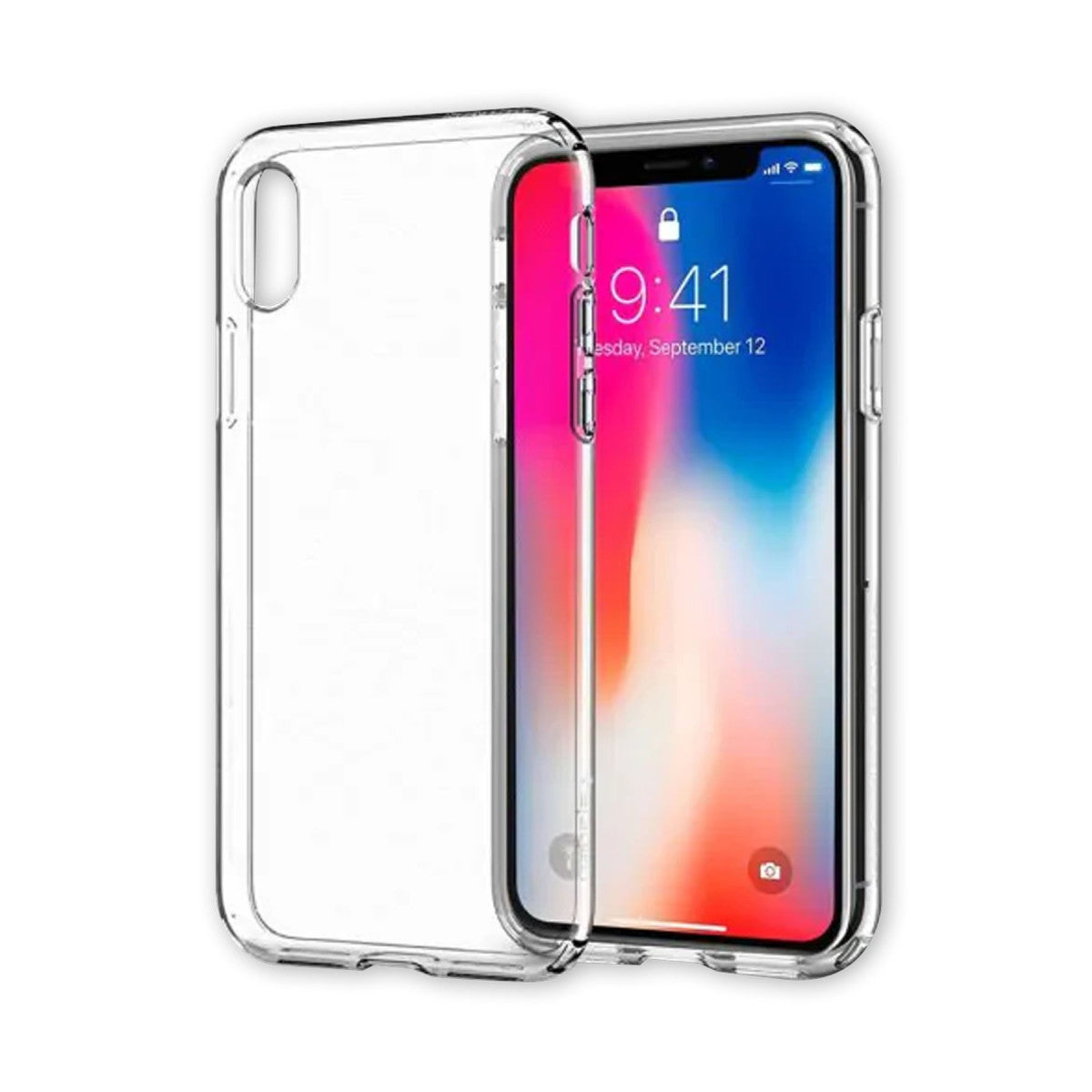 Newface iPhone XS Max Kılıf Lüx Şeffaf Silikon