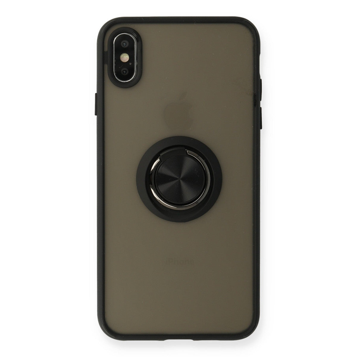 Newface iPhone XS Max Kılıf Montreal Yüzüklü Silikon Kapak