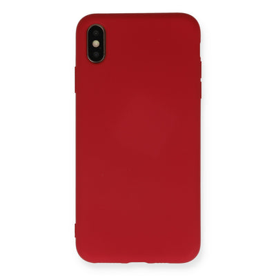 Newface iPhone XS Max Kılıf Nano içi Kadife Silikon