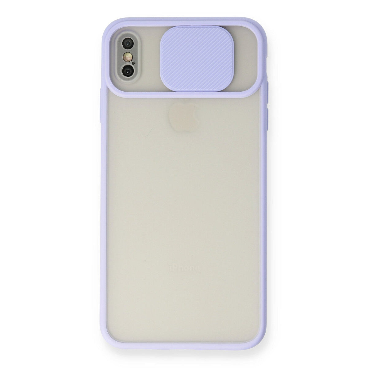 Newface iPhone XS Max Kılıf Palm Buzlu Kamera Sürgülü Silikon
