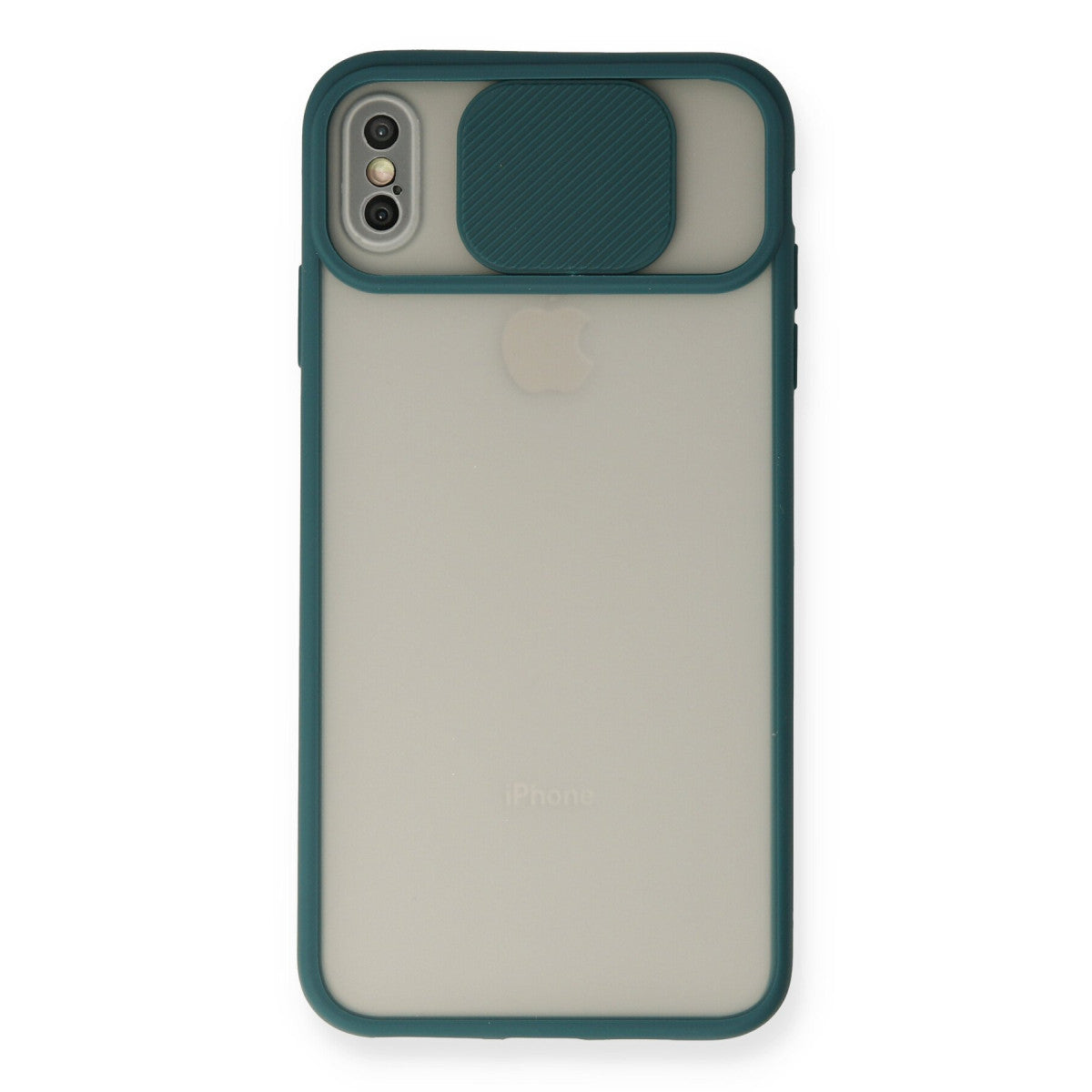 Newface iPhone XS Max Kılıf Palm Buzlu Kamera Sürgülü Silikon