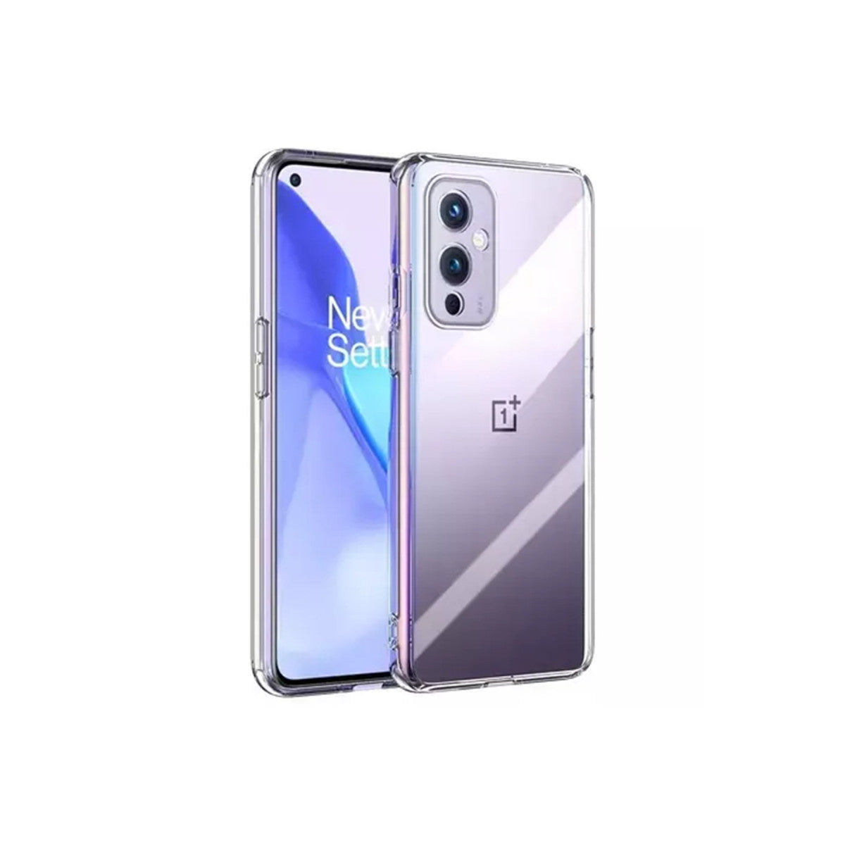 Newface One Plus 9 Kılıf Lüx Şeffaf Silikon