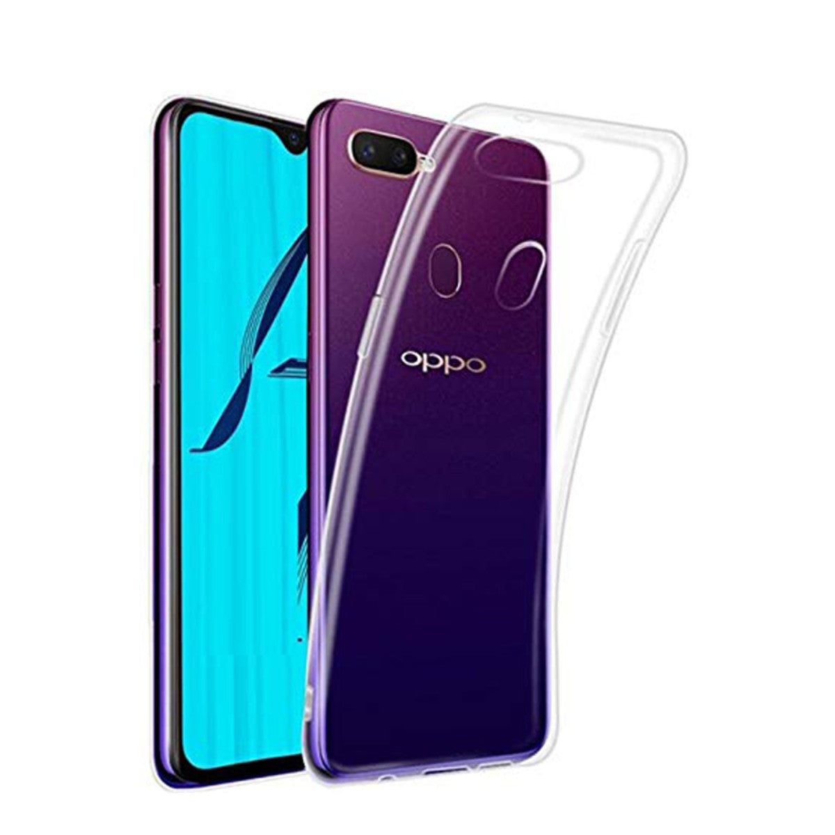 Newface Oppo A12 Kılıf Lüx Şeffaf Silikon