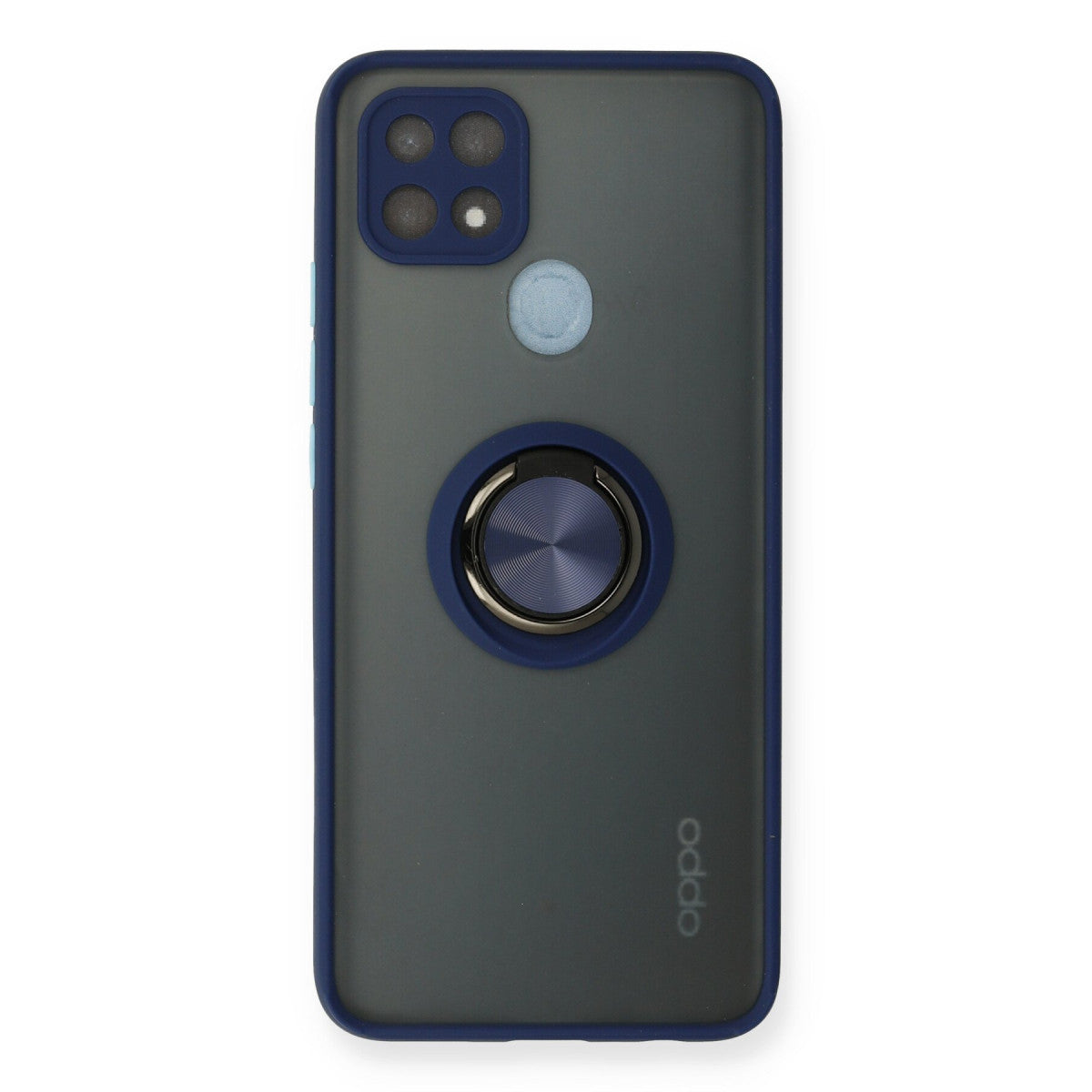 Newface Oppo A15 Kılıf Montreal Yüzüklü Silikon Kapak