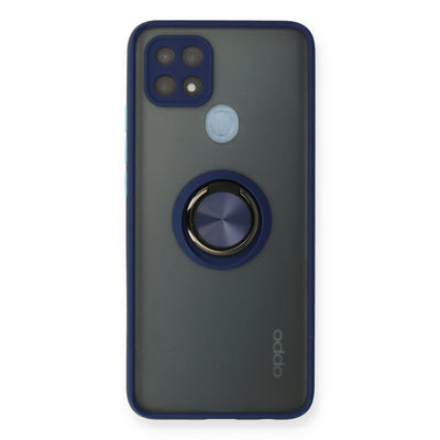 Newface Oppo A15 Kılıf Montreal Yüzüklü Silikon Kapak