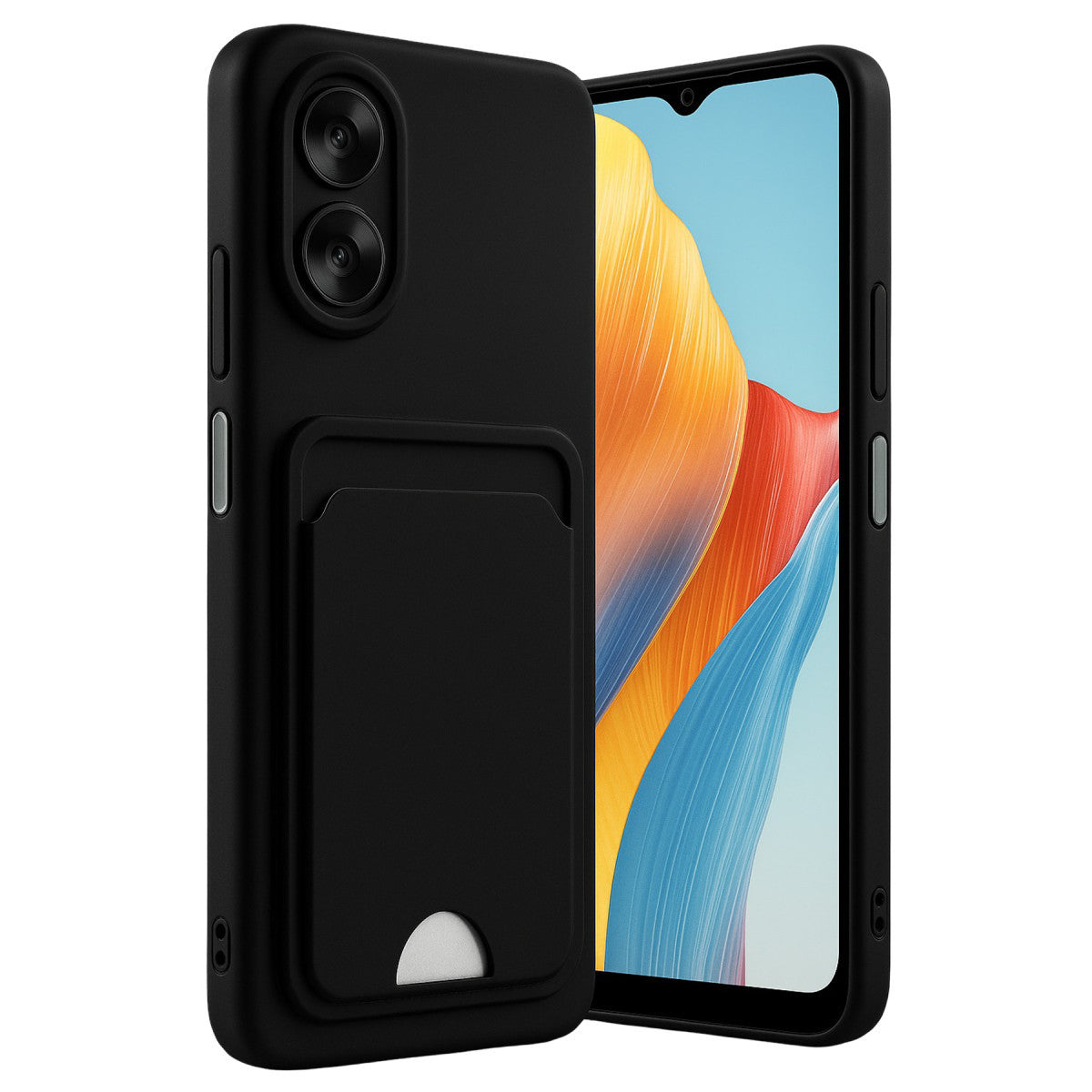 Newface Oppo A38 Kılıf Kelvin Kartvizitli Silikon
