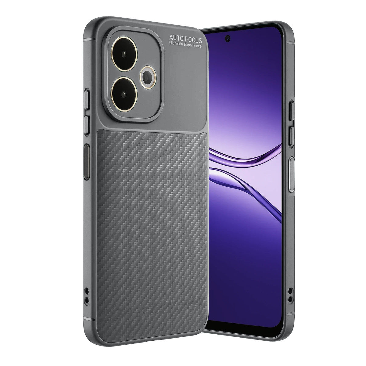 Newface Oppo A5 Pro 4G Kılıf Auto Focus Karbon Kapak