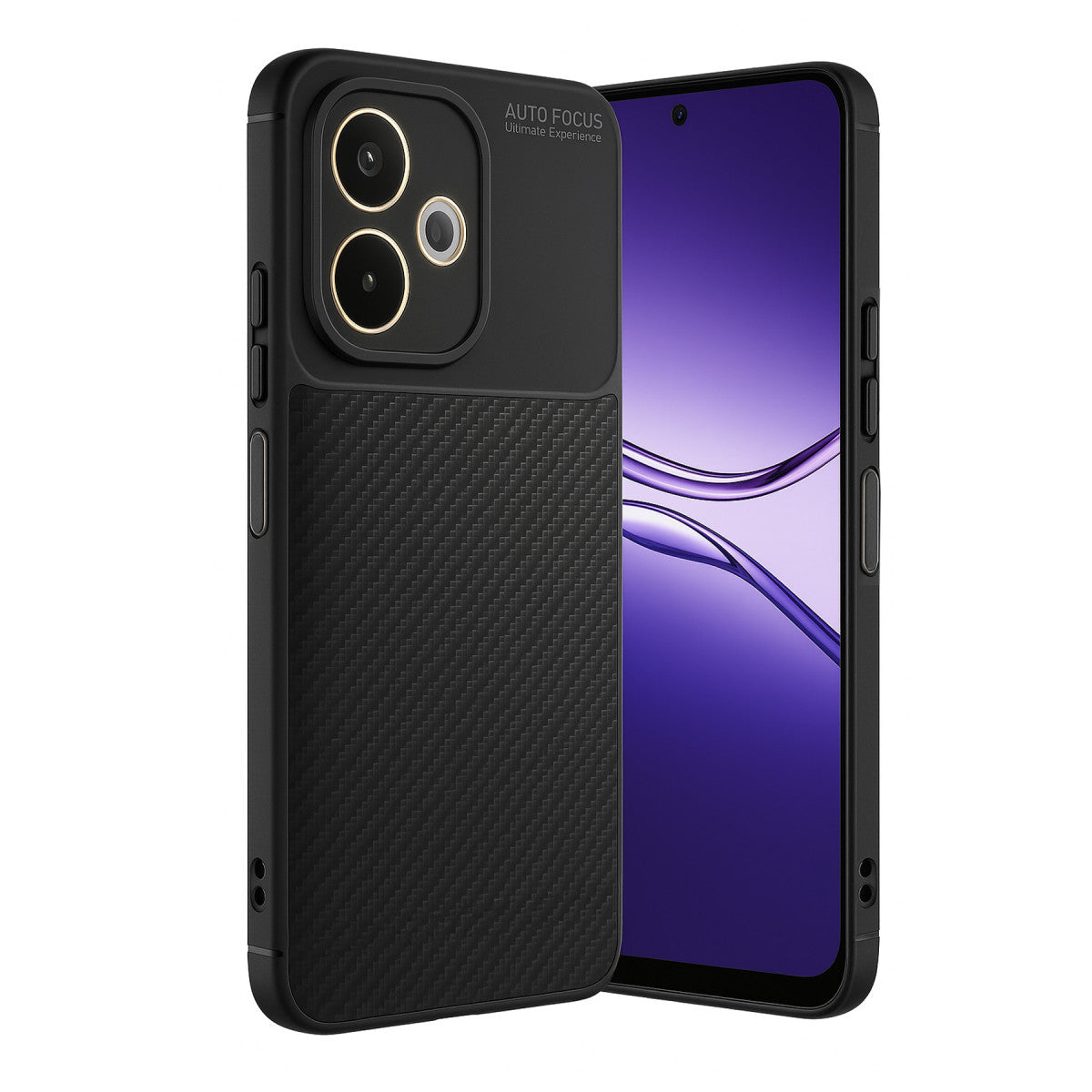 Newface Oppo A5 Pro 4G Kılıf Auto Focus Karbon Kapak