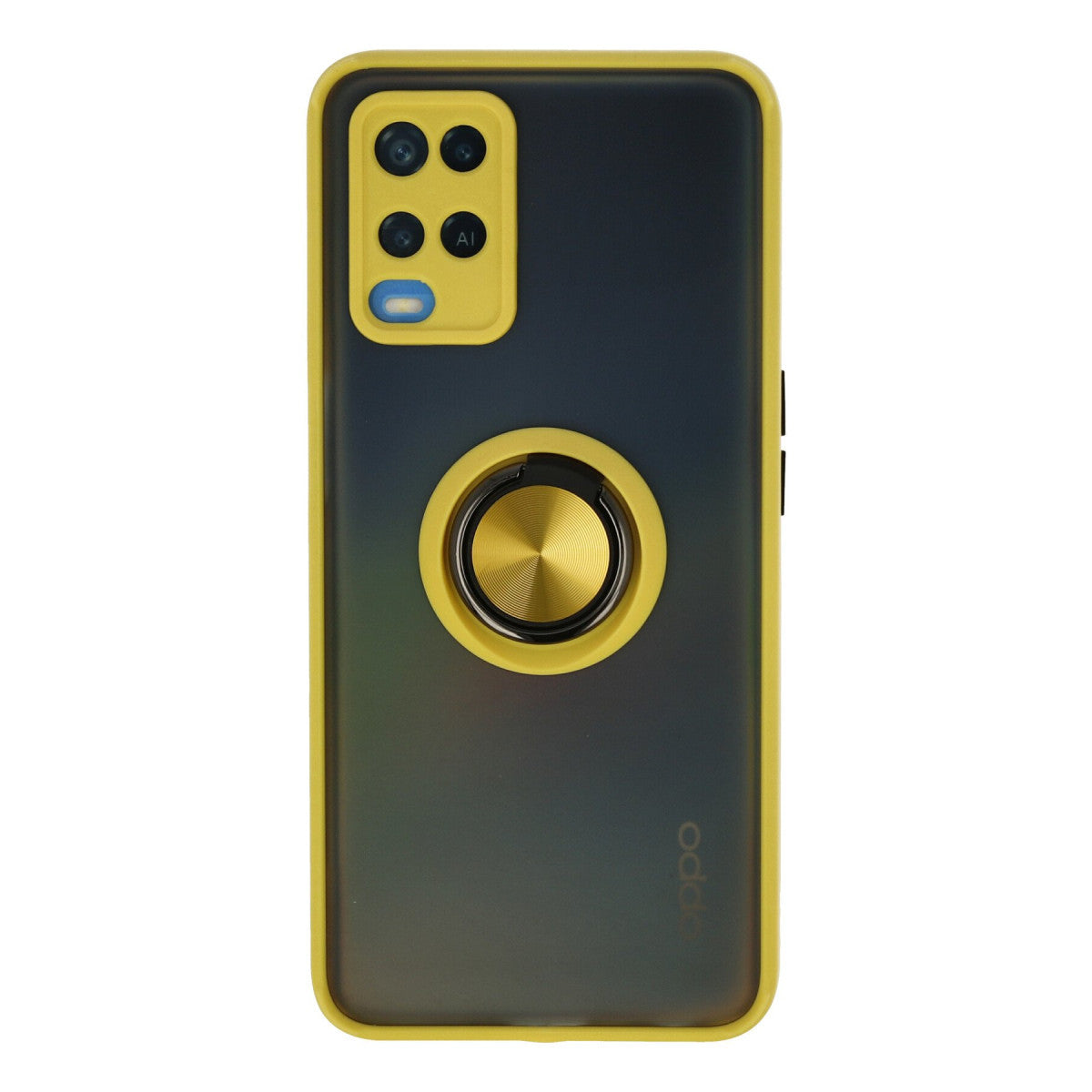 Newface Oppo A54 4G Kılıf Montreal Yüzüklü Silikon Kapak