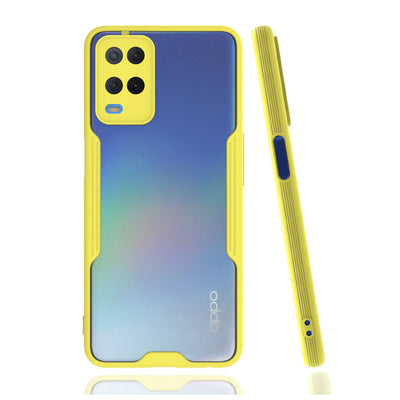 Newface Oppo A54 4G Kılıf Platin Silikon