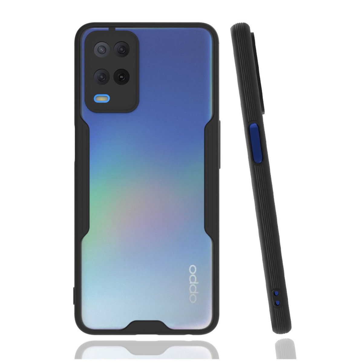 Newface Oppo A54 4G Kılıf Platin Silikon