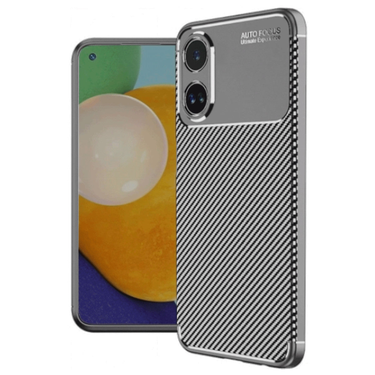 Newface Oppo A60 Kılıf Auto Focus Karbon Kapak