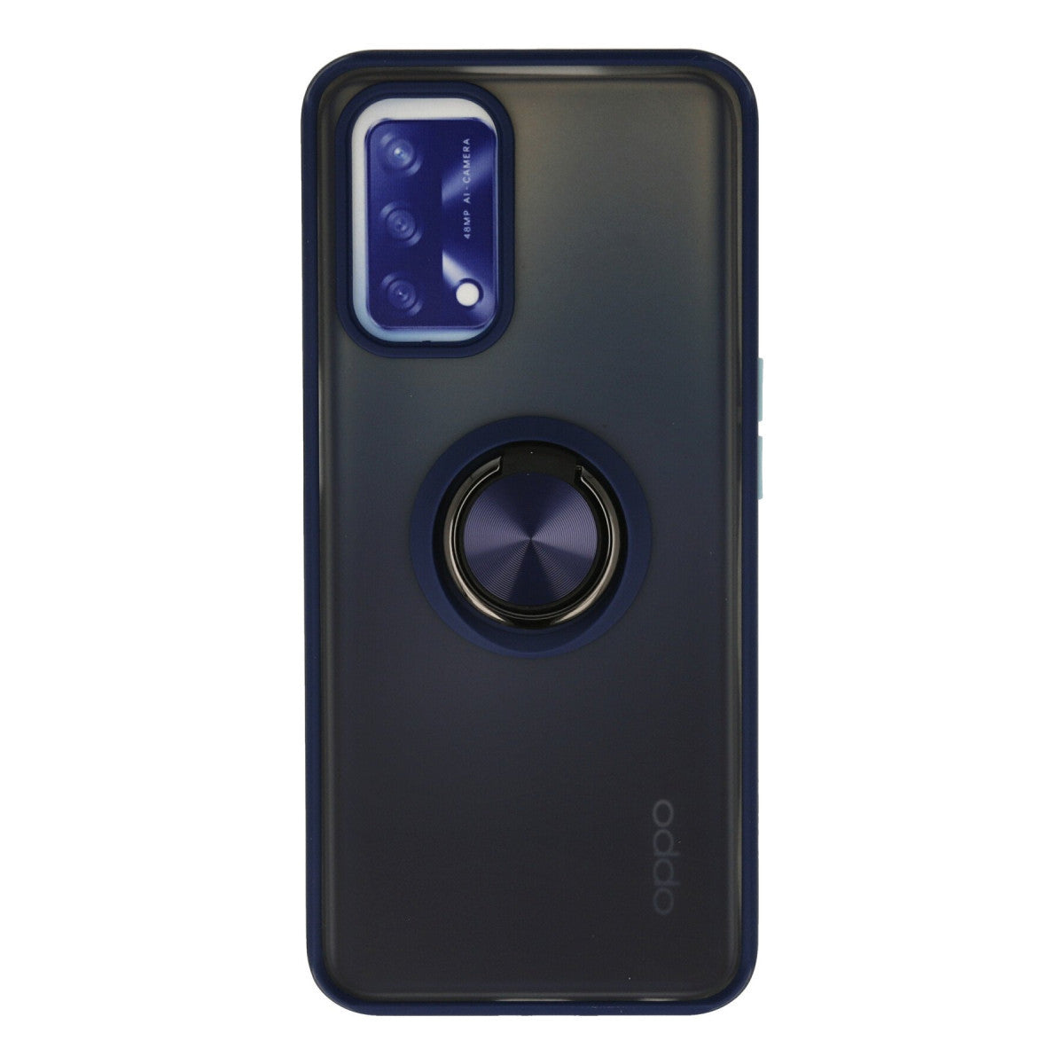 Newface Oppo A74 4G Kılıf Montreal Yüzüklü Silikon Kapak