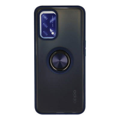 Newface Oppo A74 4G Kılıf Montreal Yüzüklü Silikon Kapak
