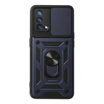 Newface Oppo A74 4G Kılıf Pars Lens Yüzüklü Silikon