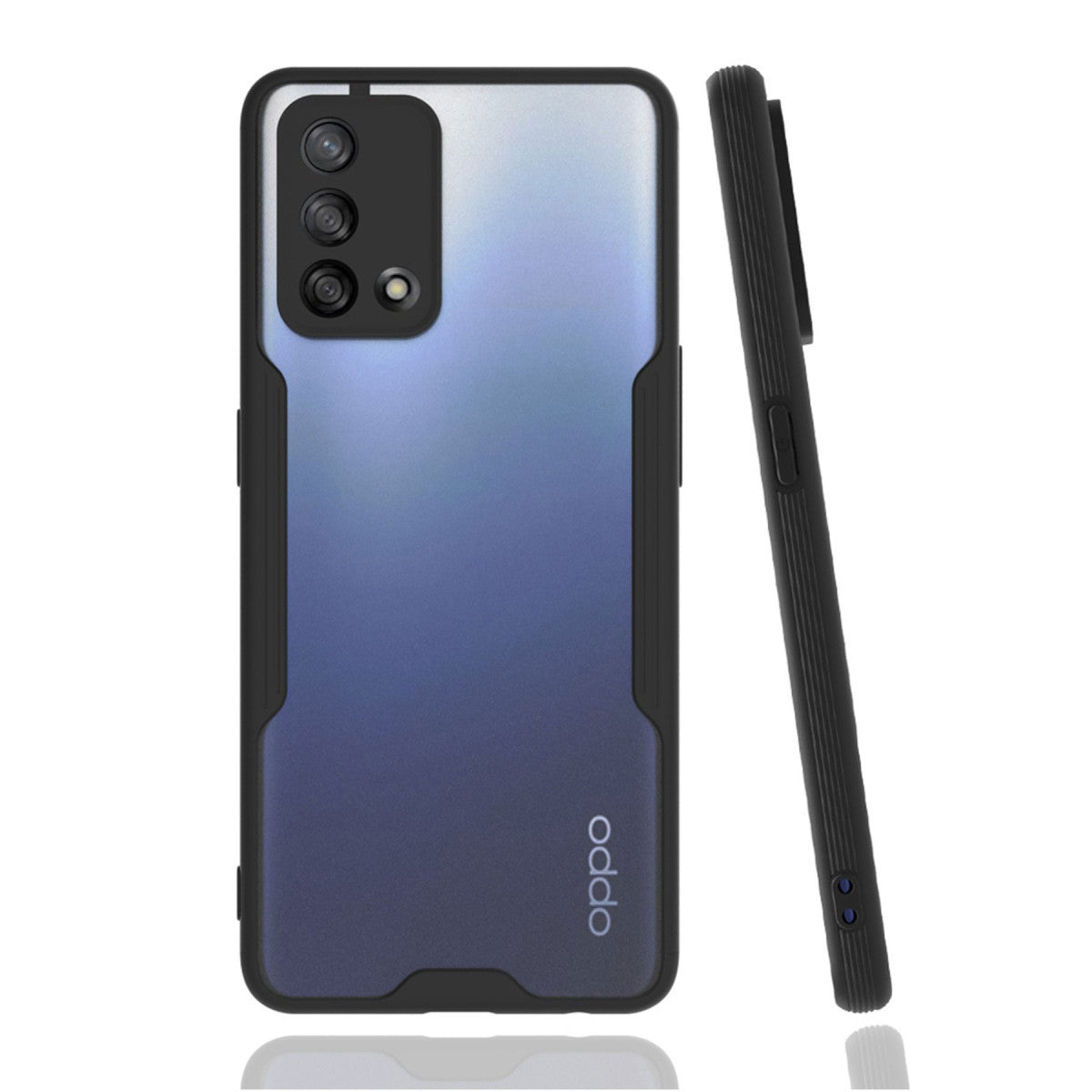 Newface Oppo A74 4G Kılıf Platin Silikon