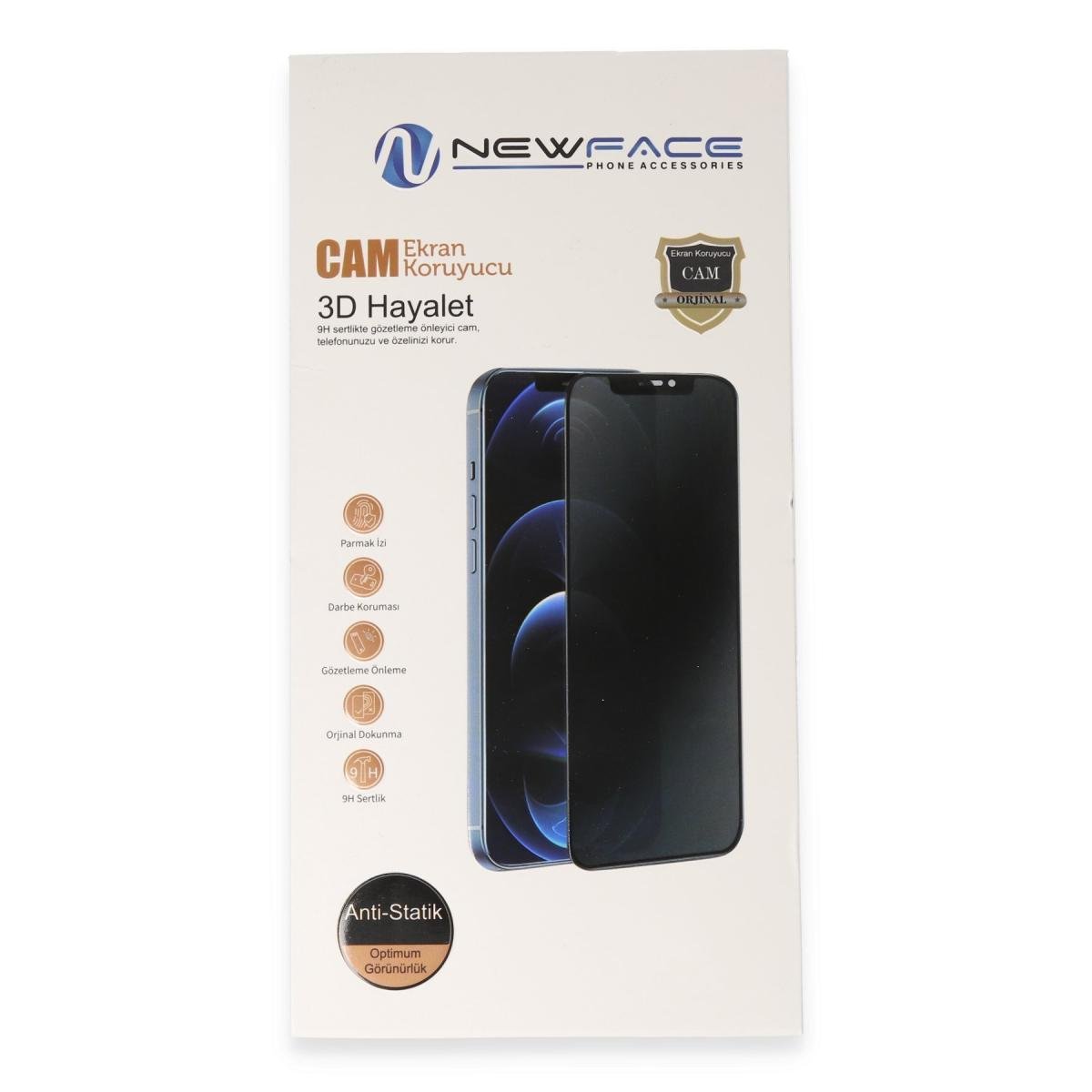 Newface Oppo Oppo A6T 5G 3D Antistatik Hayalet Cam Ekran Koruyucu - kılıfxpremium
