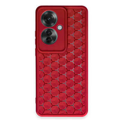 Newface Oppo Reno 11F Kılıf Petek Silikon Kapak