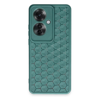 Newface Oppo Reno 11F Kılıf Petek Silikon Kapak