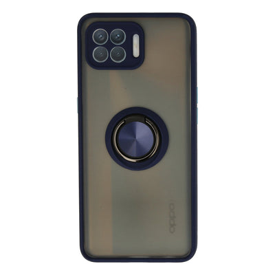 Newface Oppo Reno 4 Lite Kılıf Montreal Yüzüklü Silikon Kapak