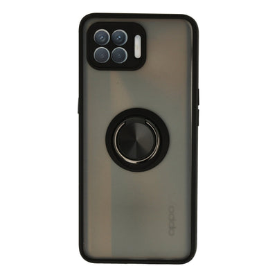 Newface Oppo Reno 4 Lite Kılıf Montreal Yüzüklü Silikon Kapak