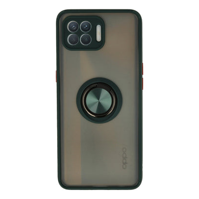 Newface Oppo Reno 4 Lite Kılıf Montreal Yüzüklü Silikon Kapak