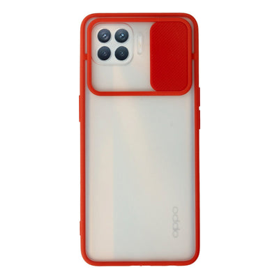 Newface Oppo Reno 4 Lite Kılıf Palm Buzlu Kamera Sürgülü Silikon