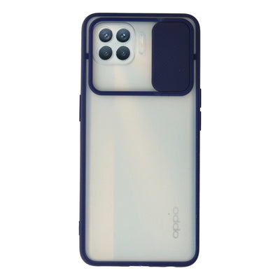 Newface Oppo Reno 4 Lite Kılıf Palm Buzlu Kamera Sürgülü Silikon