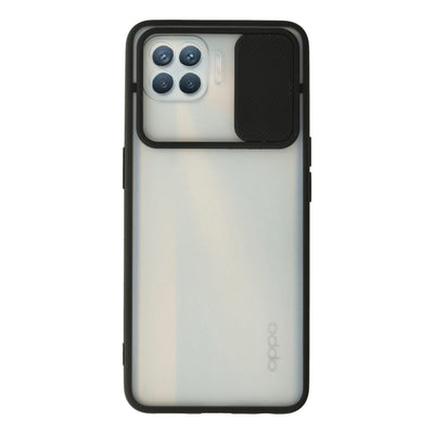 Newface Oppo Reno 4 Lite Kılıf Palm Buzlu Kamera Sürgülü Silikon