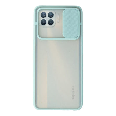 Newface Oppo Reno 4 Lite Kılıf Palm Buzlu Kamera Sürgülü Silikon