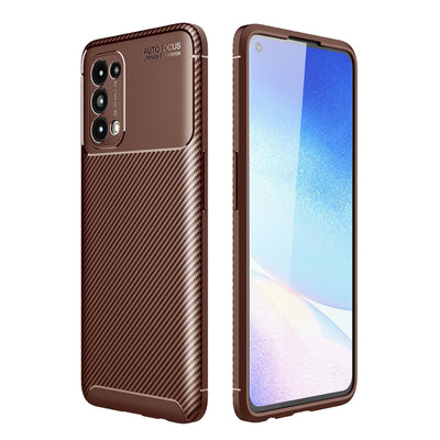 Newface Oppo Reno 5 Kılıf Auto Focus Karbon Kapak