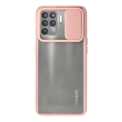 Newface Oppo Reno 5 Lite Kılıf Palm Buzlu Kamera Sürgülü Silikon