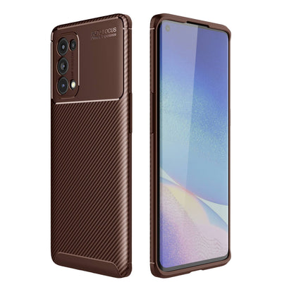 Newface Oppo Reno 5 Pro Kılıf Auto Focus Karbon Kapak